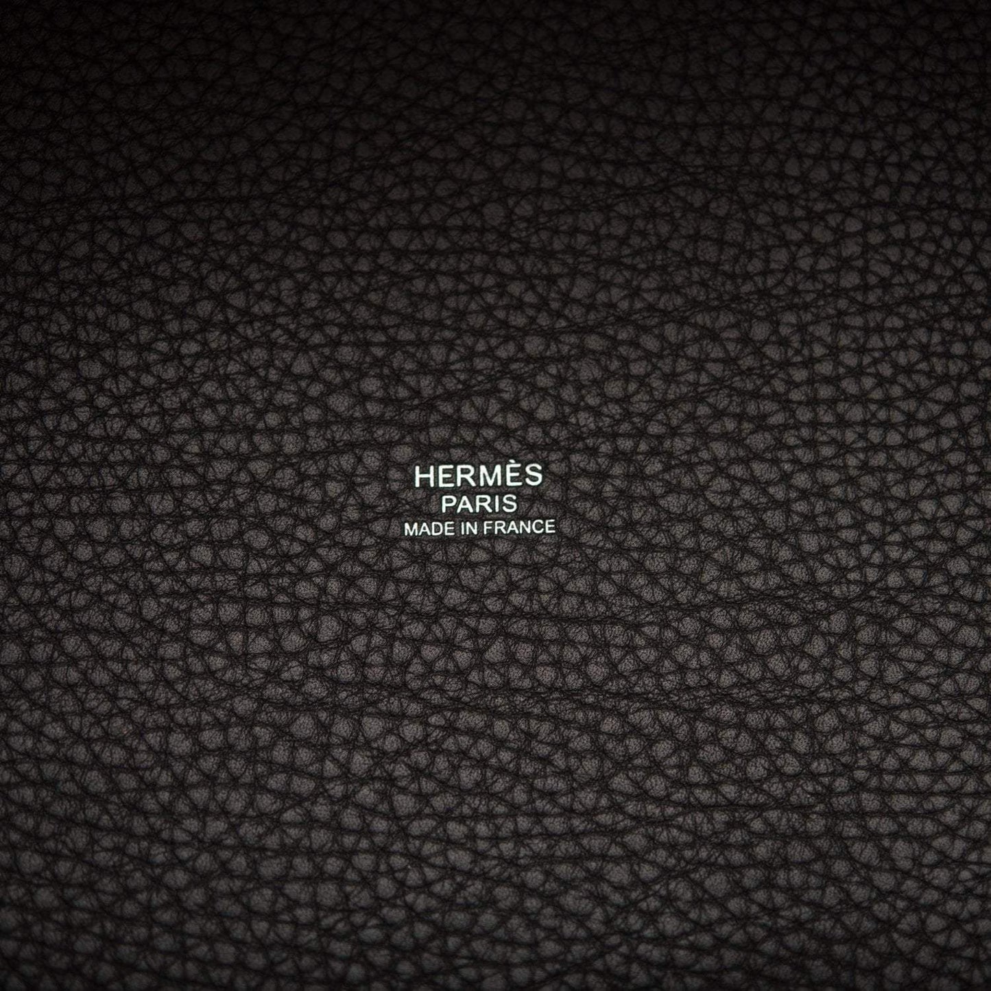 Hermes Black Clemence Picotin Lock 22cm Palladium Hardware
