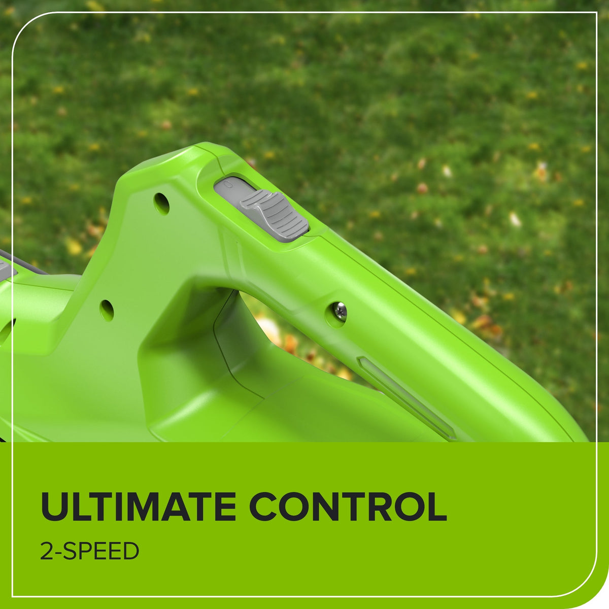 24V 320CFM Cordless Battery Leaf Blower: 2.0Ah Battery and Charger