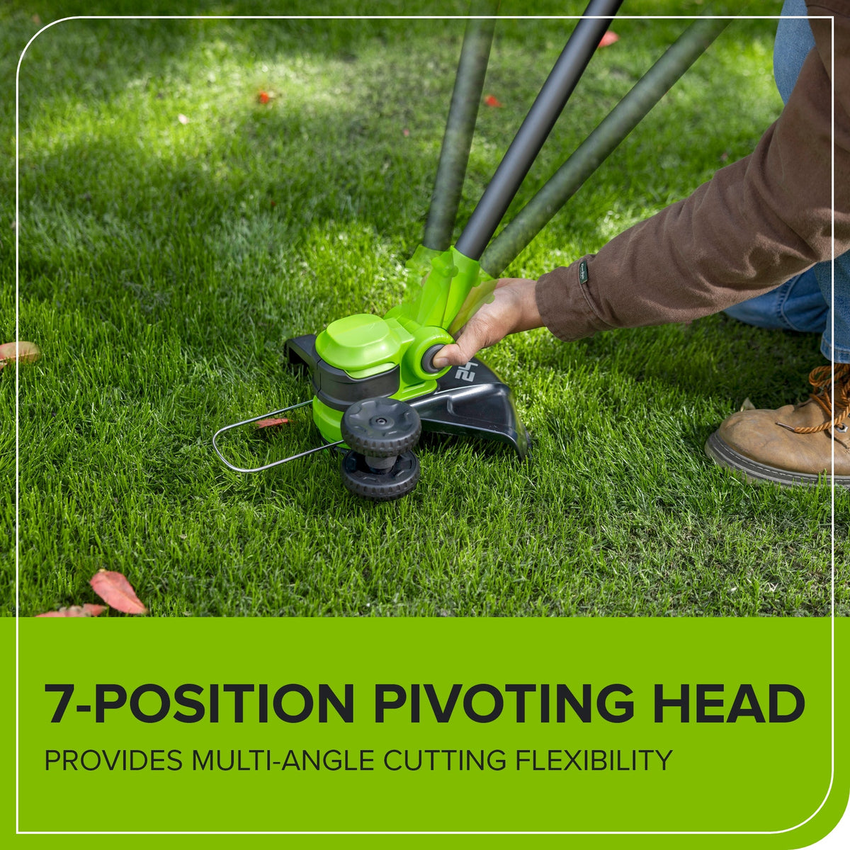 24V 12" Cordless Battery String Trimmer/Edger(Tool Only)