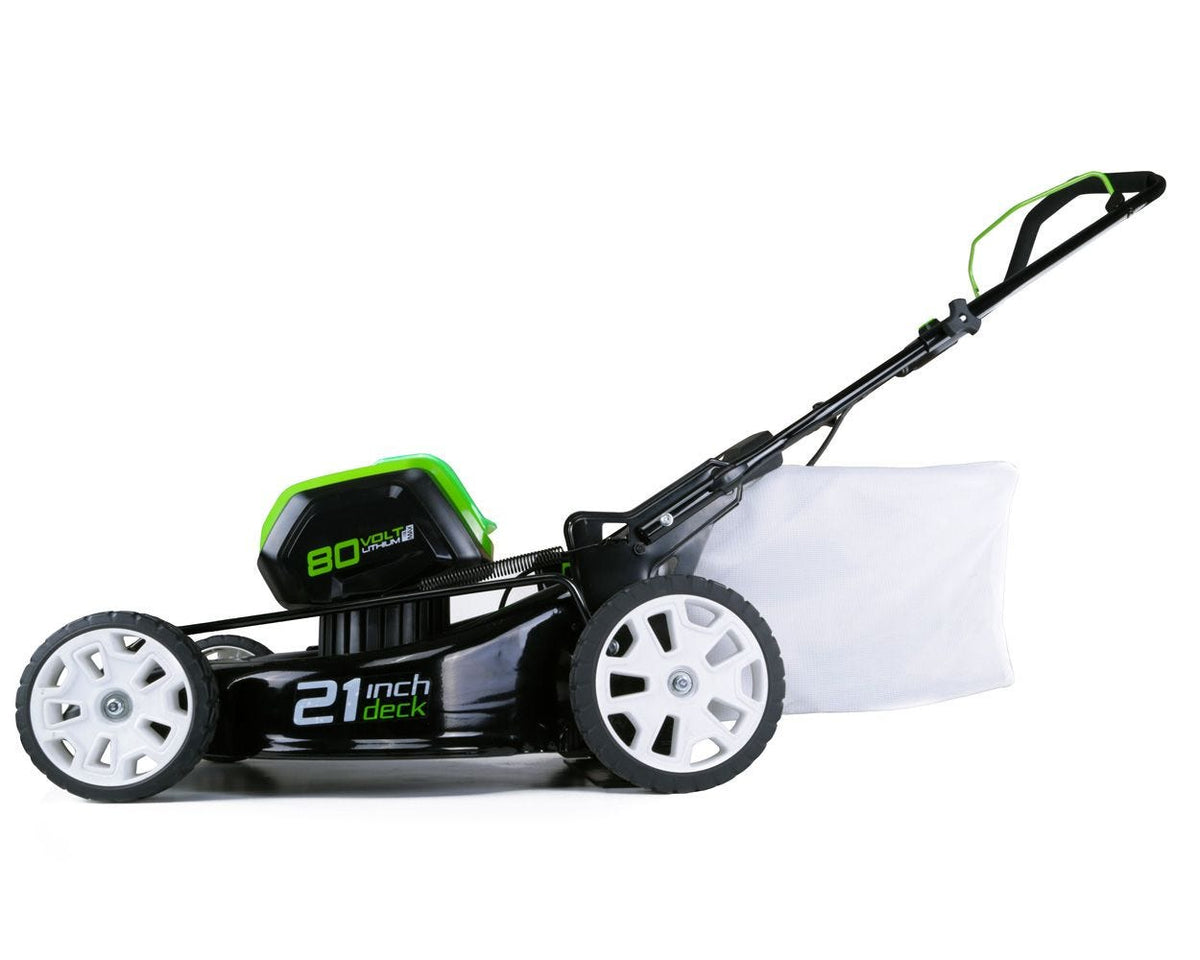 Pro 80V 21" Brushless Push Lawn Mower w/ (2) 2.0Ah Batteries & Rapid Charger