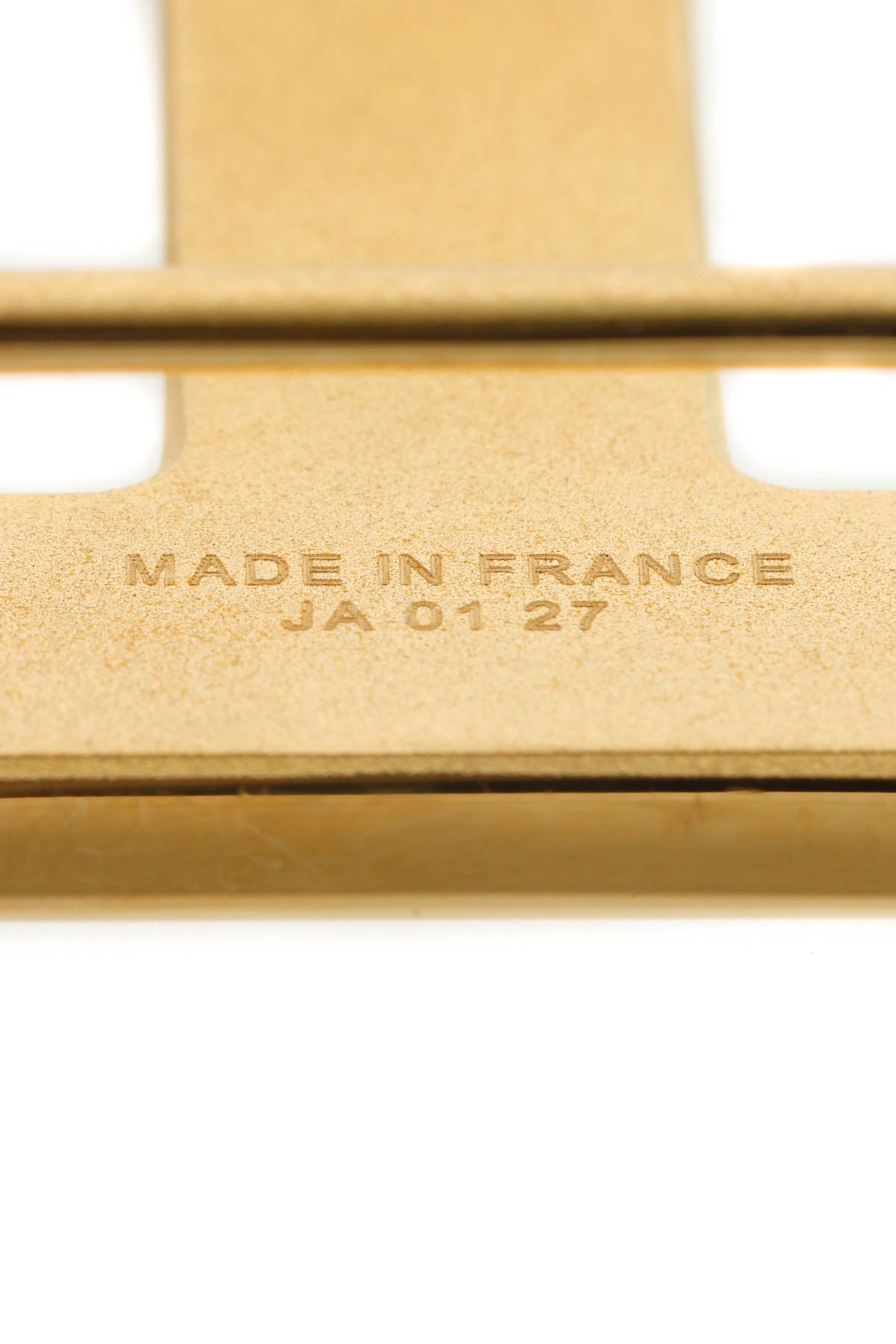 H Calandre 32mm Belt Buckle - Gold