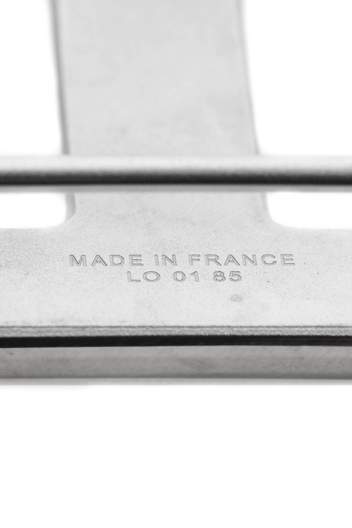 H Calandre 32mm Belt Buckle - Silver