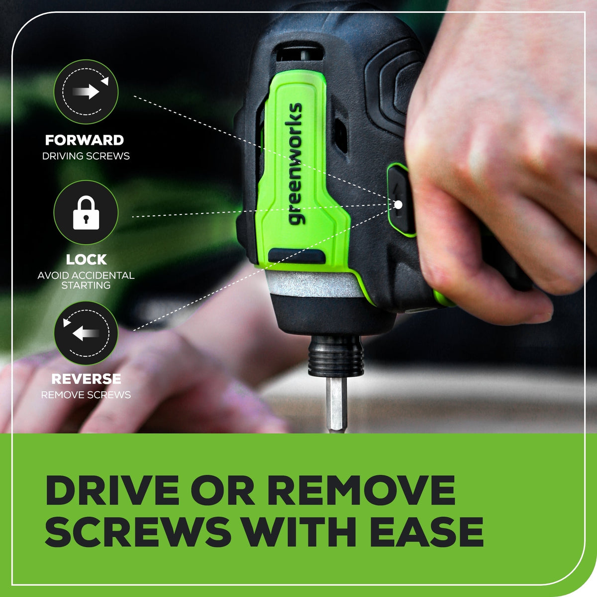 24V 1/4" 1950 in/lbs Brushless Impact Driver Kit: (2) 2.0 Ah Batteries, Charger, Bits and Tool Bag