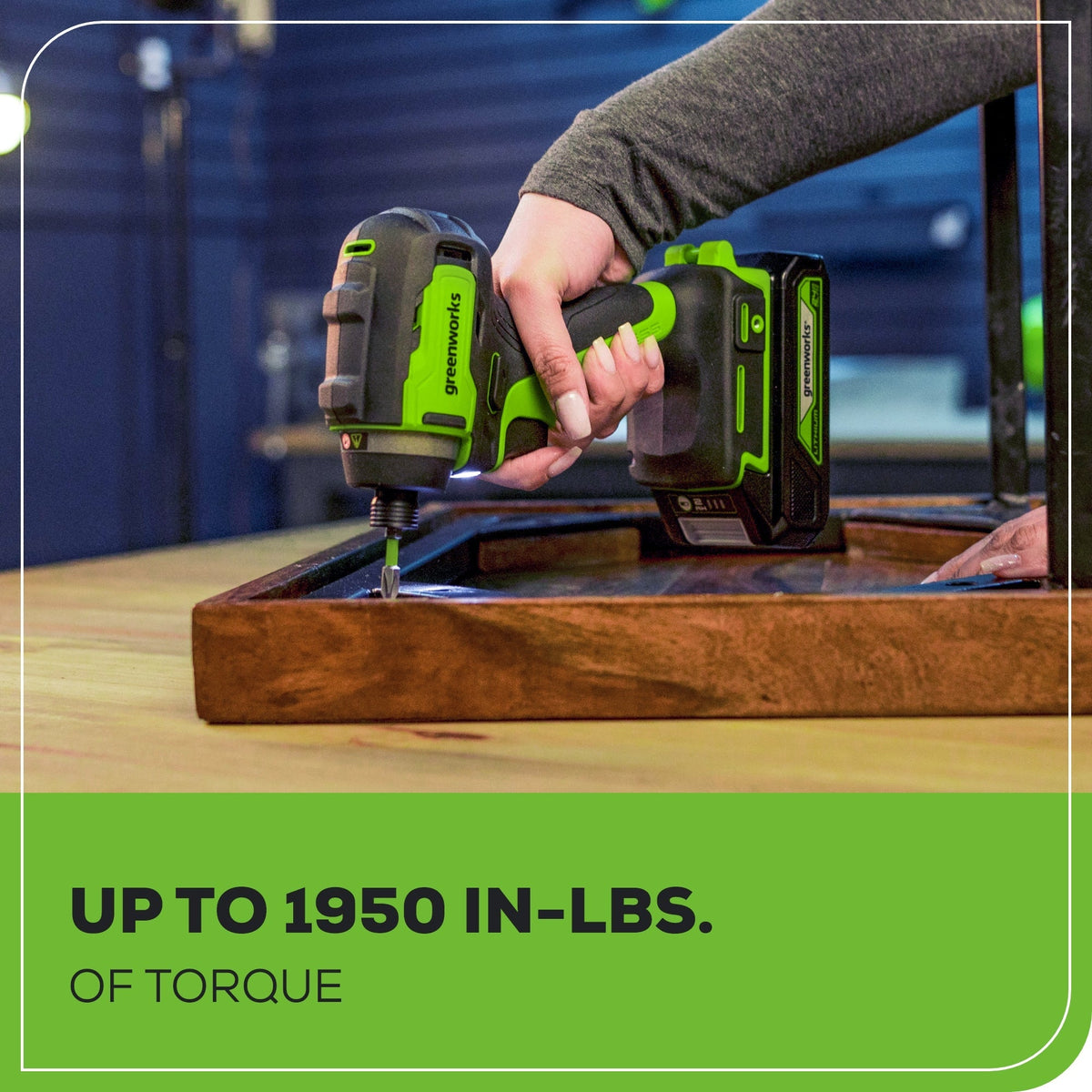24V Cordless Battery Drill / Driver and Impact Driver Kit: (2) 2.0 Ah Batteries and Charger
