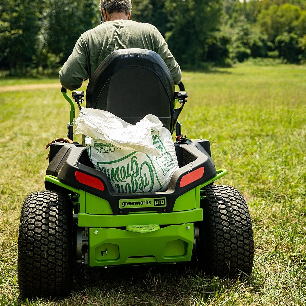 REFURBISHED 80V 42" Cordless Battery CrossoverZ Zero Turn Lawn Mower w/ Six (6) 5.0Ah Batteries and Three (3) Dual Port Turbo Chargers, CRZ4281