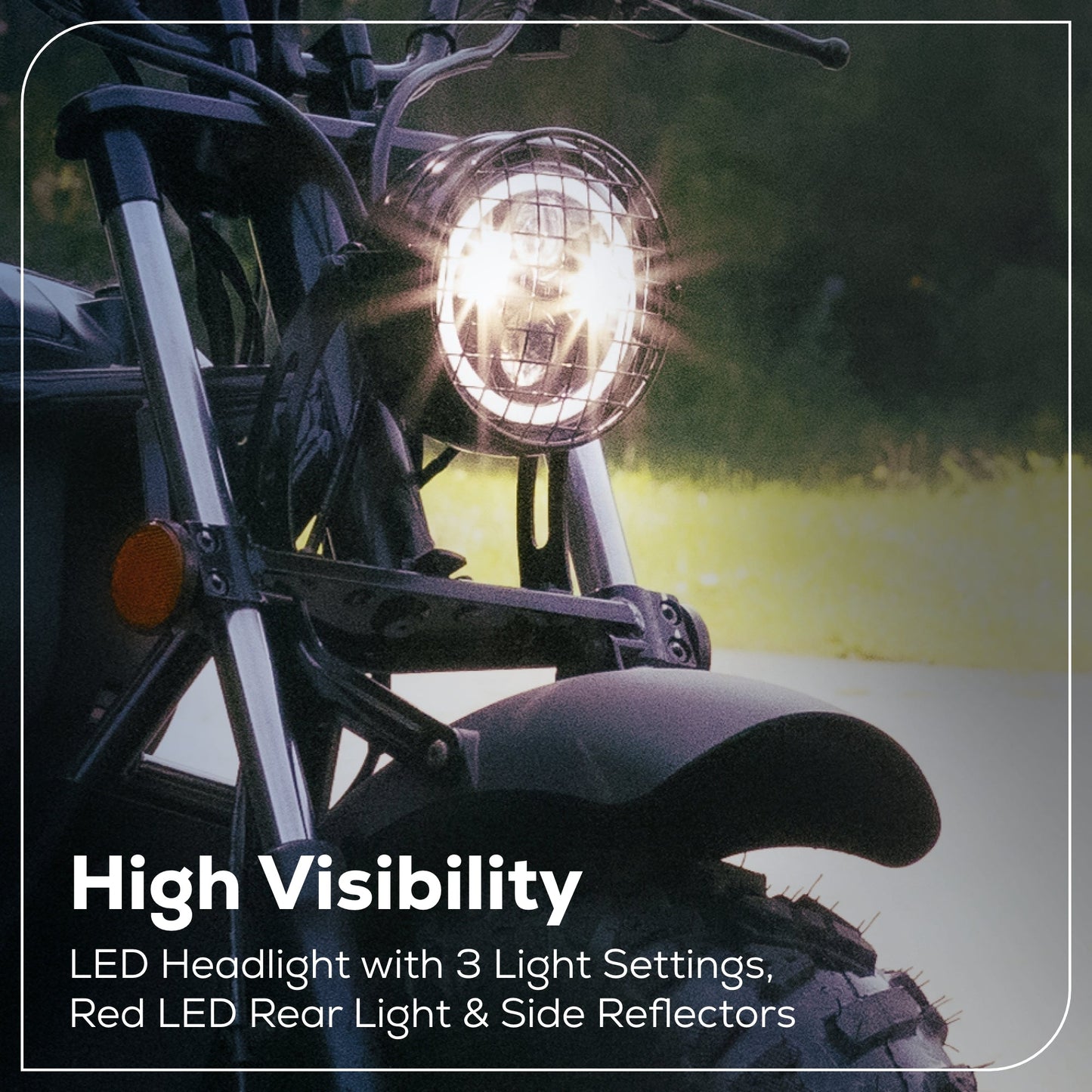 80V STEALTH Series Electric Mini-Bike: (2) 8.0 Ah Batteries and Dual-Port Rapid Charger