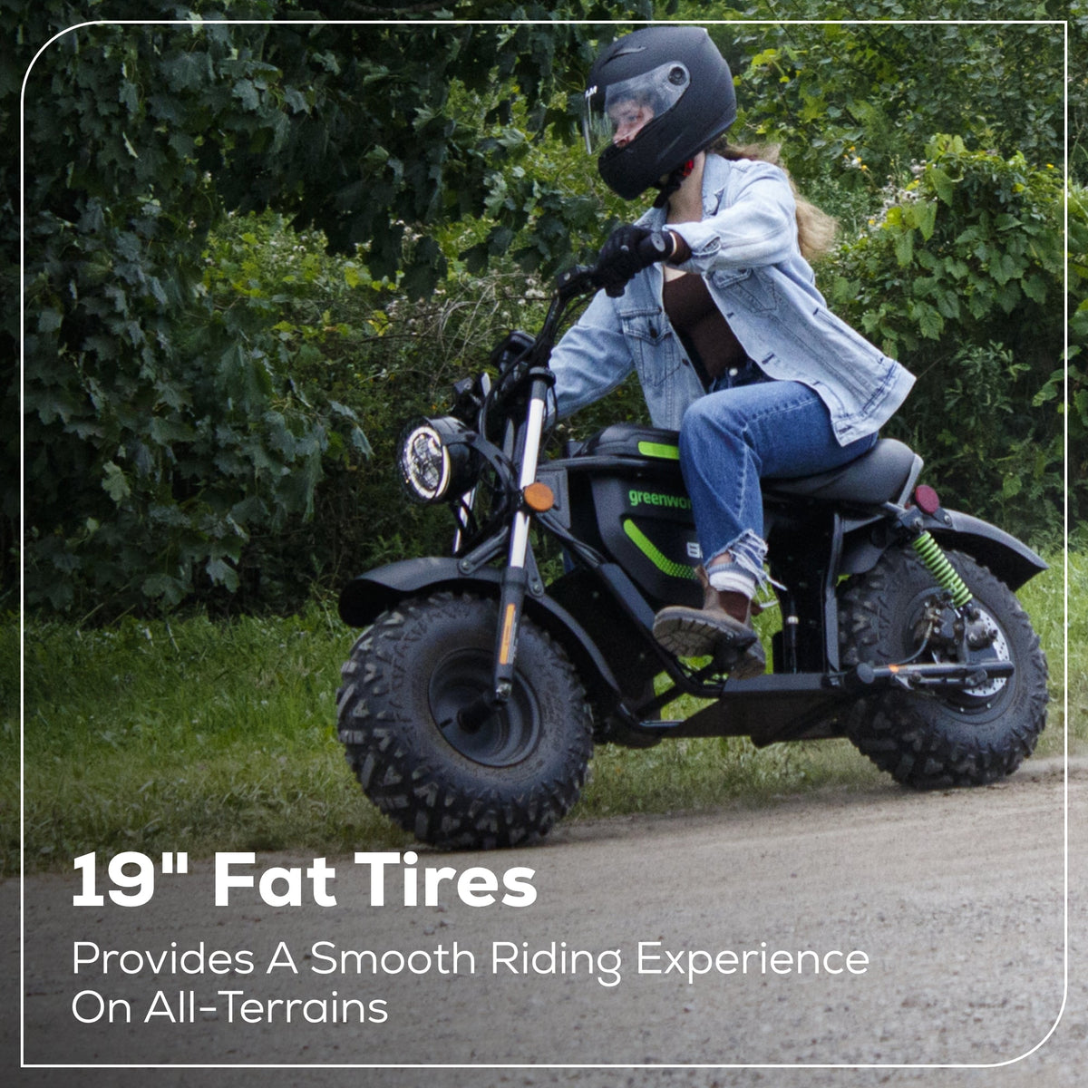 80V STEALTH Series Electric Mini-Bike: (2) 8.0 Ah Batteries and Dual-Port Rapid Charger