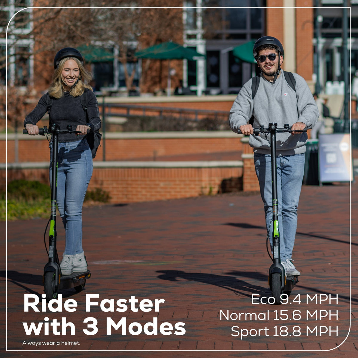 48V (24V x 2) STEALTH Series Electric Scooter: (4)4.0 Ah Batteries and Dual-Port Charger
