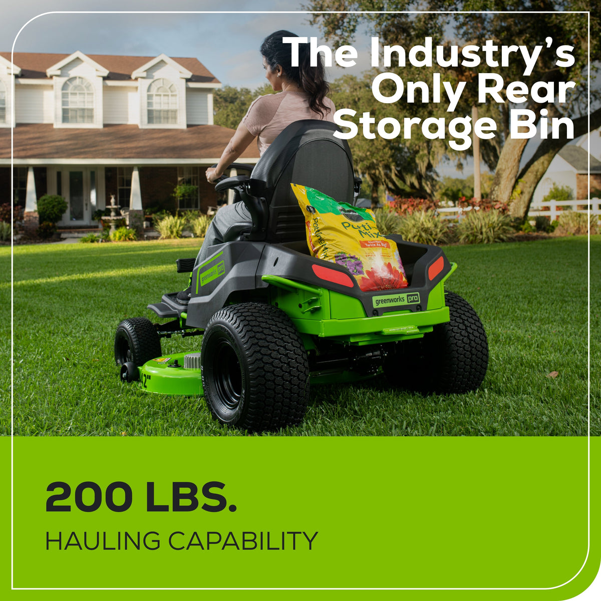 60V 42" Cordless Battery CrossoverT Riding Lawn Mower, (6) 8.0 Ah Batteries and 600W Wall Charger, CRT4262
