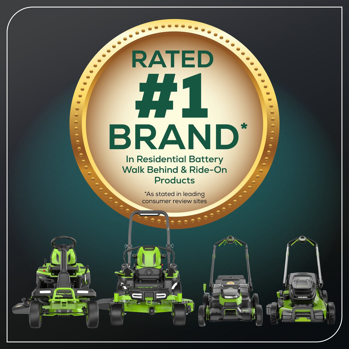 RENEWED 80V 42" Cordless Battery CrossoverZ Zero Turn Lawn Mower, (4) 5Ah Batteries and (3) Dual-Port Chargers, CRZ4282