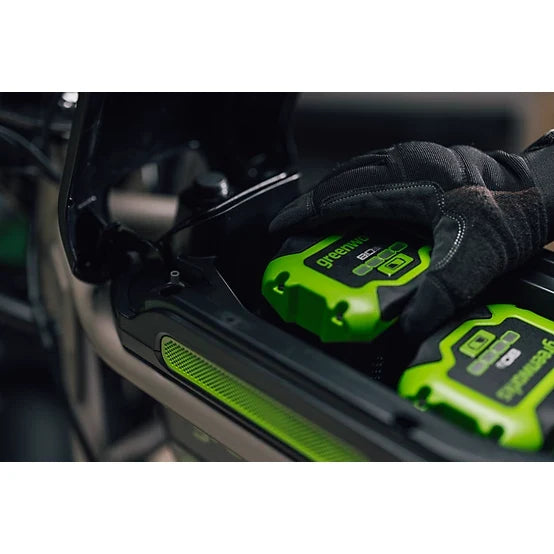 60V STEALTH Series Electric Mini-Bike: (1) 8.0 Ah Batteries and Charger