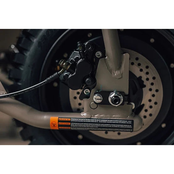 60V STEALTH Series Electric Mini-Bike: (1) 8.0 Ah Batteries and Charger