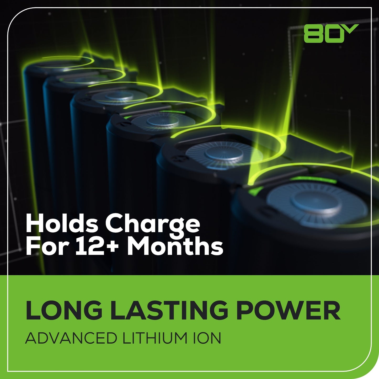 80V 770CFM Cordless Battery Blower, 4Ah Battery and Charger