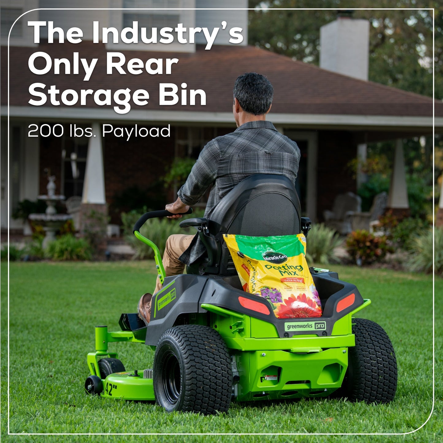 RENEWED 60V 42" Electric CrossoverZ Zero Turn Mower with (6) 8 Ah Batteries and (3) Dual-Port Turbo Chargers, CRZ4261