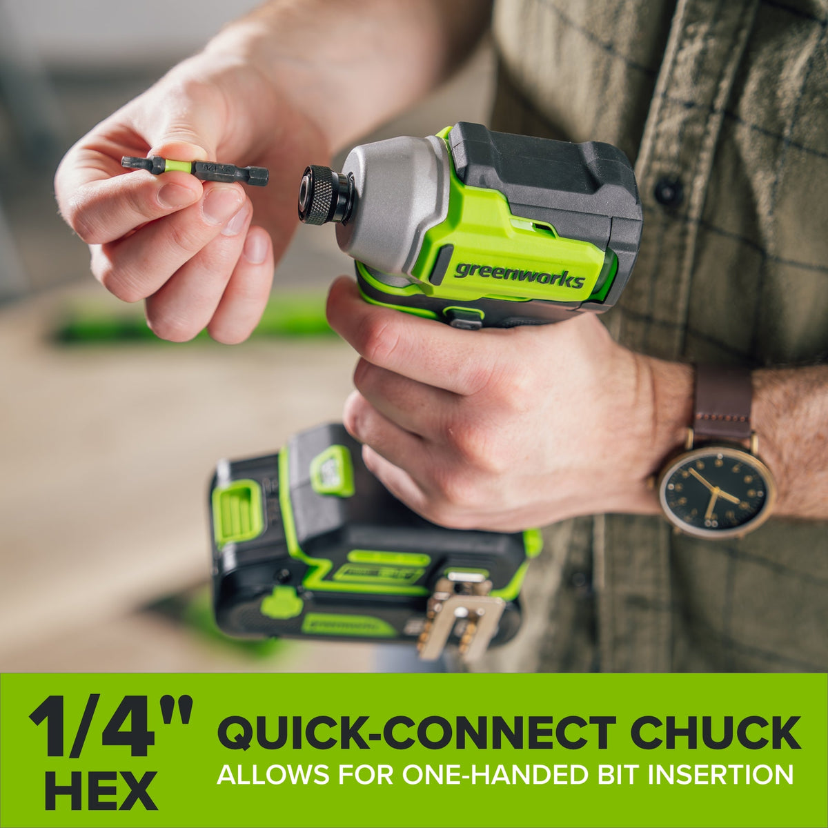 24V Cordless 280 in-lbs Drill/Driver 4PC Power Tool Combo Kit: (2) 2.0 Ah USB-C Batteries, (1) 30W USB-C Charger, (1) 3' 100W USB-C Cable and 34-Piece Accessory Sets