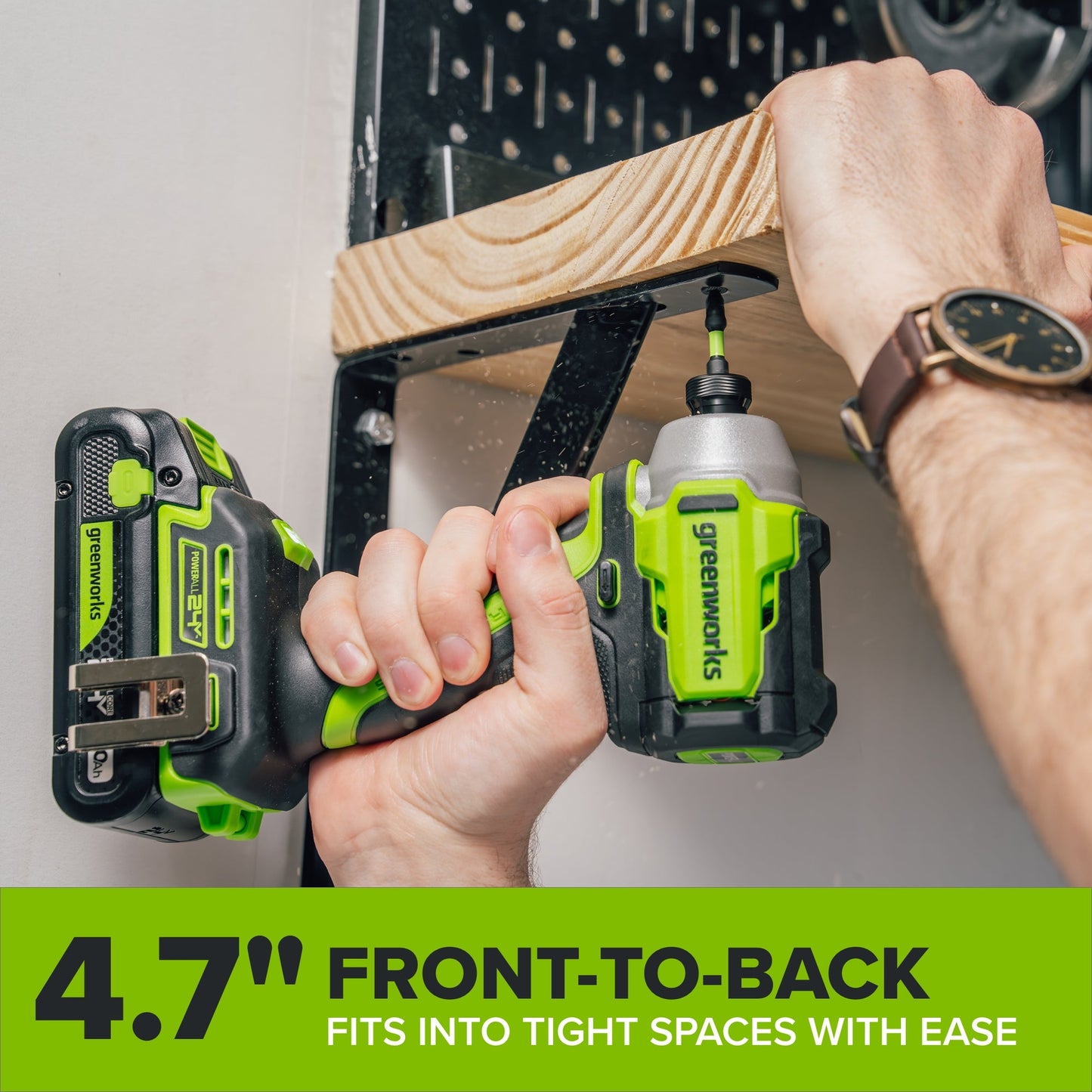 24V PowerAll Brushless 8-Tool Combo Kit: (2) 2.0 Ah USB-C Batteries, 30W USB-C Charger Block, and 3' 100W USB-C Cable