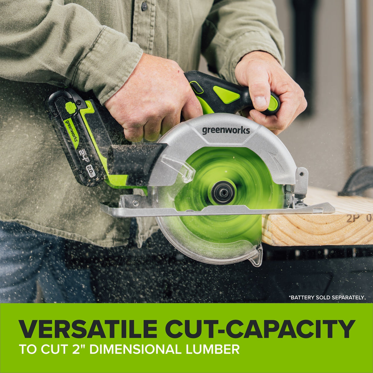 24V PowerAll 3/8" Drill Driver (280 in-lbs) & 6-1/2" Circular Saw (5000 RPM) Combo Kit: (1) 2.0Ah USB-C Battery, (1) 30W USB-C Charger, (1) 3' 100W USB-C Cable