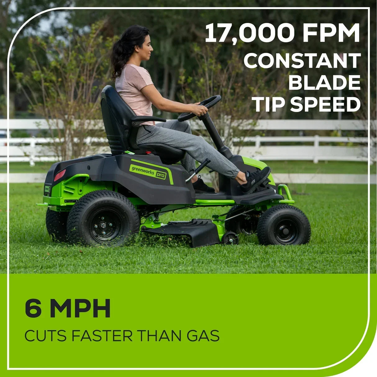82V 42" CrossoverT Riding Lawn Tractor: (4) 82V 6.0 Ah Batteries and (1) 600W Turbo Wall Charger, CRT4282