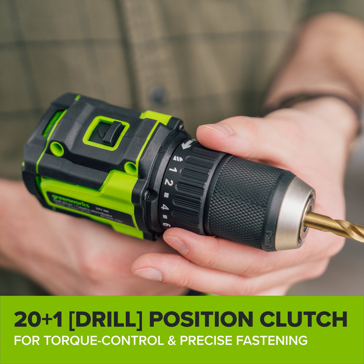 24V PowerAll 400 in-lb Drill Driver with 2.0Ah USB-C Battery, 30W Charger, 100W Cable, 10-PC Drill Bit Set