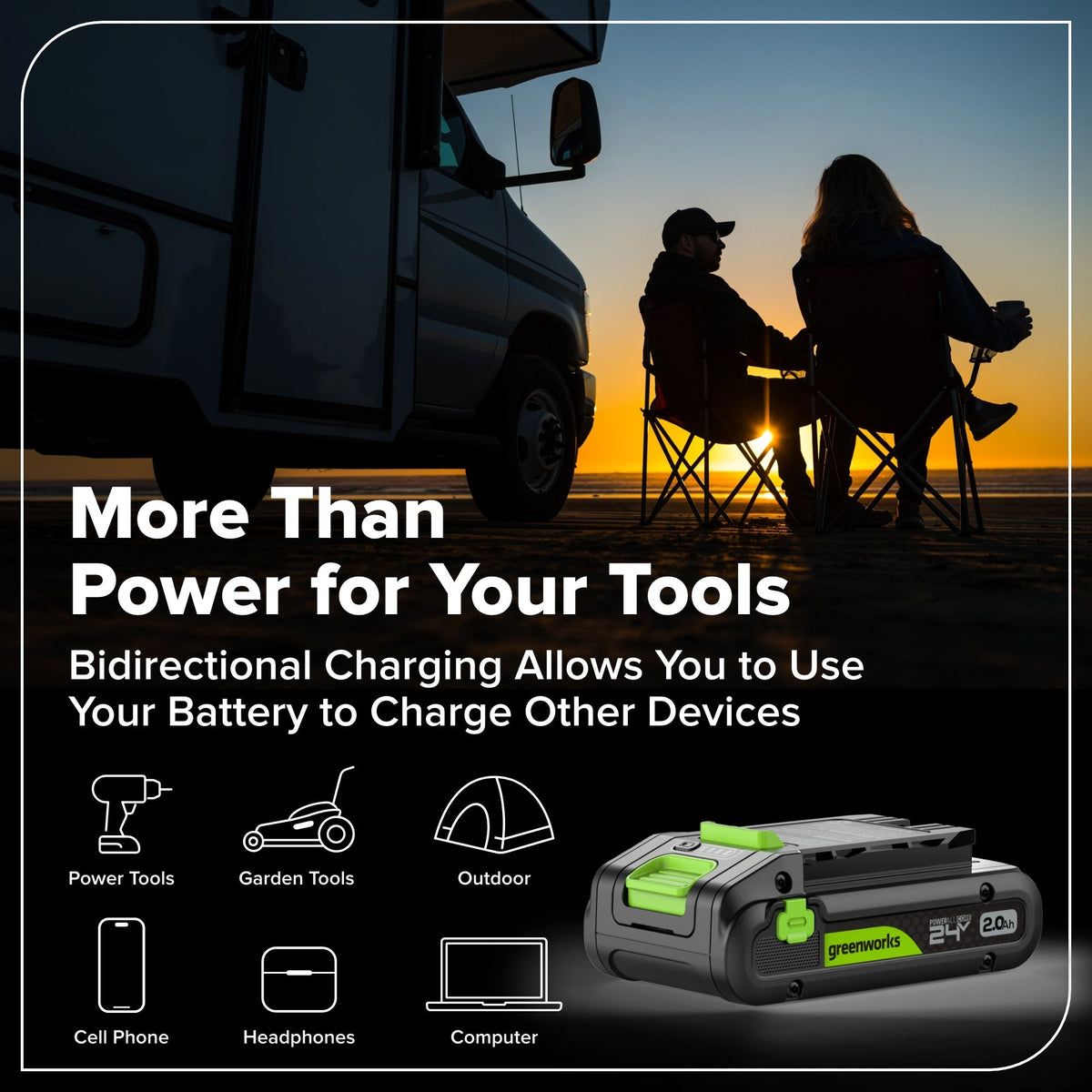 24V 1/2" 400 in/lbs Drill Driver: 2.0 Ah USB-C Battery, 30W Fast Charger and 20-PC Bit Accessory Kit