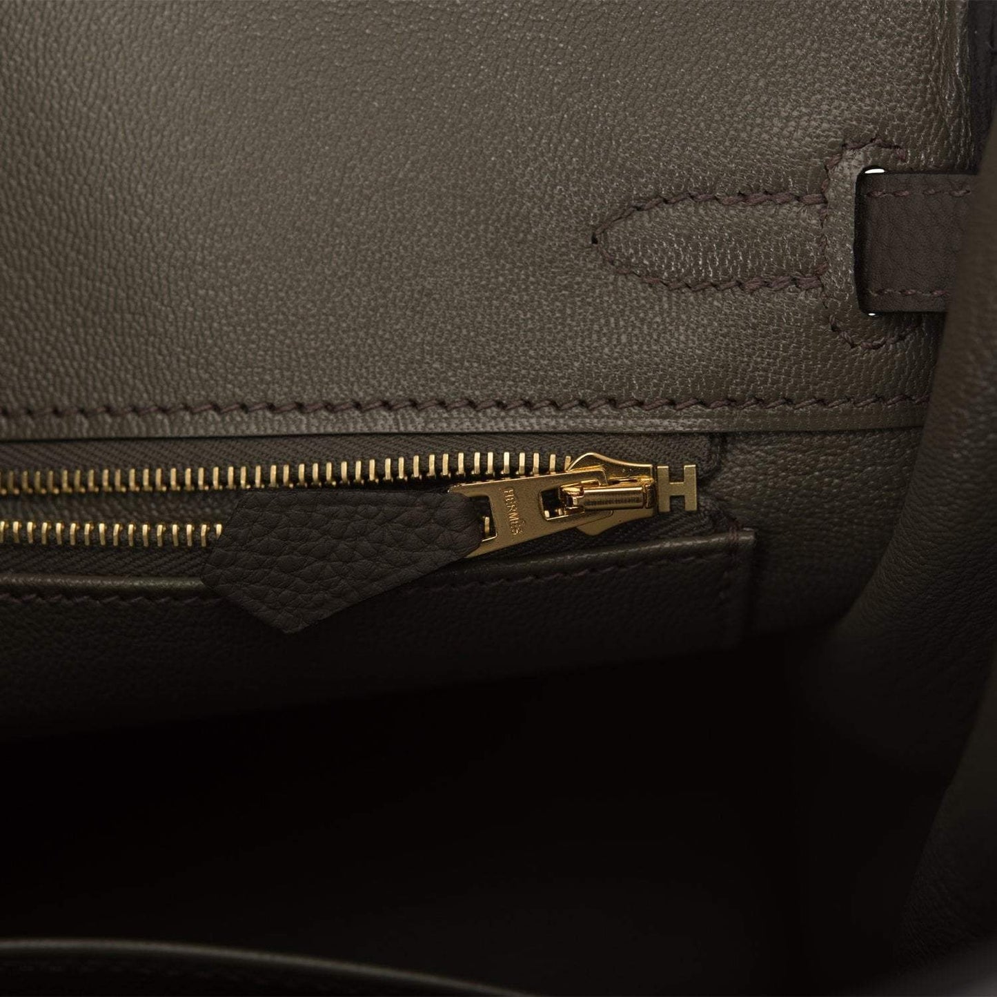 Hermes Birkin 25 Vert de Gris Togo Gold Hardware