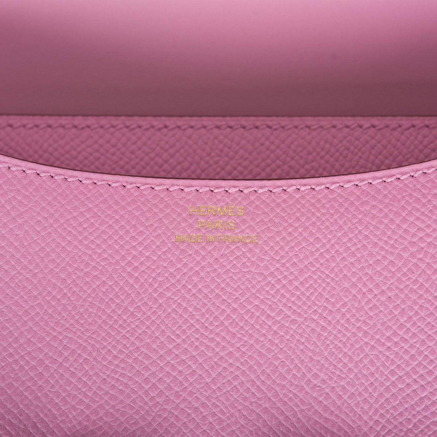 Hermes Mauve Sylvestre Epsom Mini Constance 18cm Permabrass Hardware