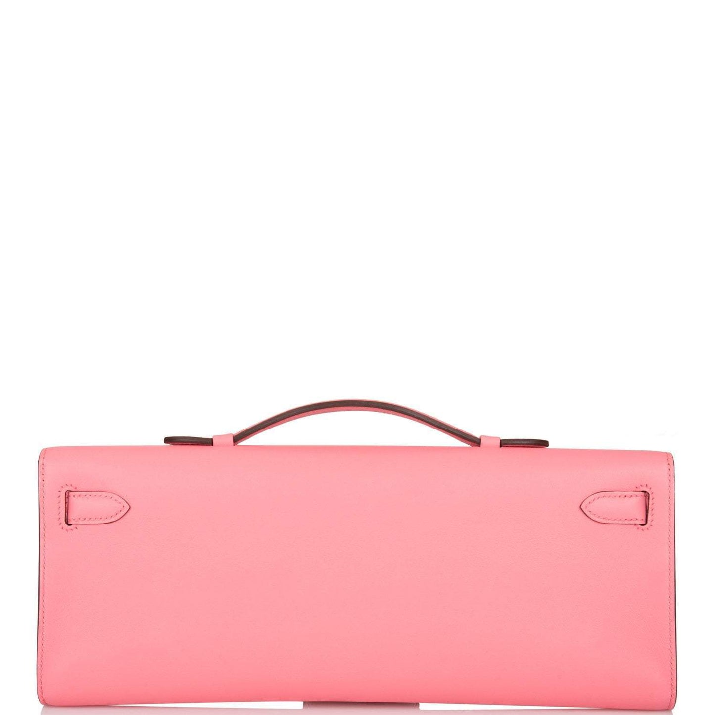 Hermes Rose D'ete Swift Kelly Cut Palladium Hardware