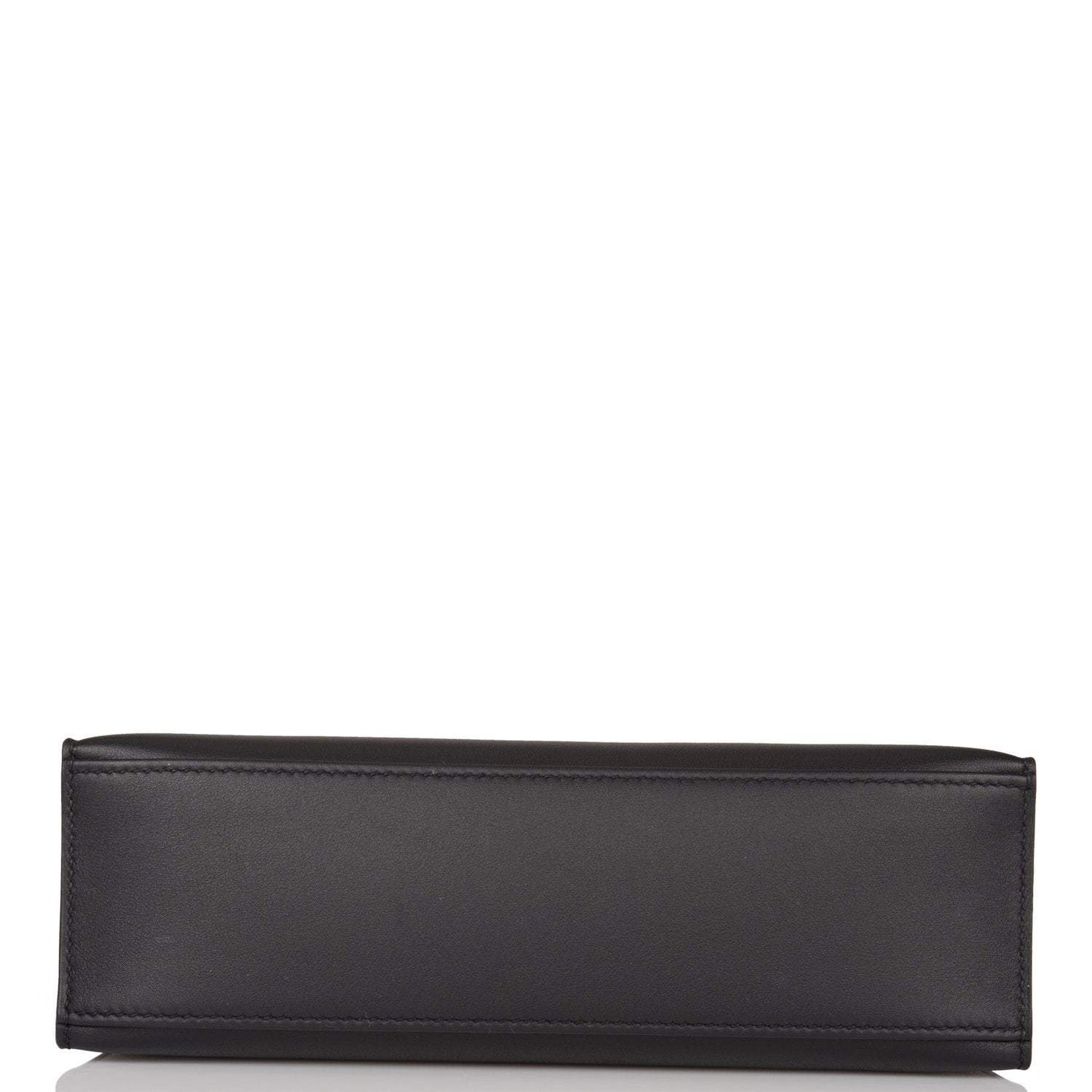 Hermes Black Swift Mini Kelly Pochette Rose Gold Hardware