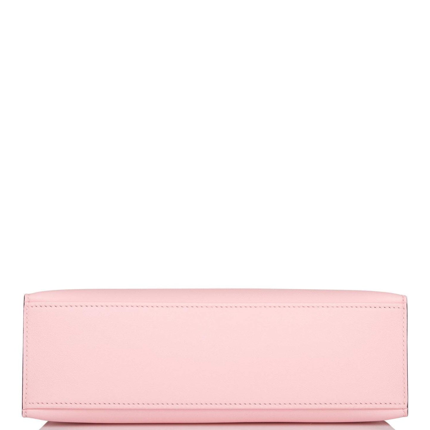 Hermes Rose Sakura Swift Mini Kelly Pochette Palladium Hardware