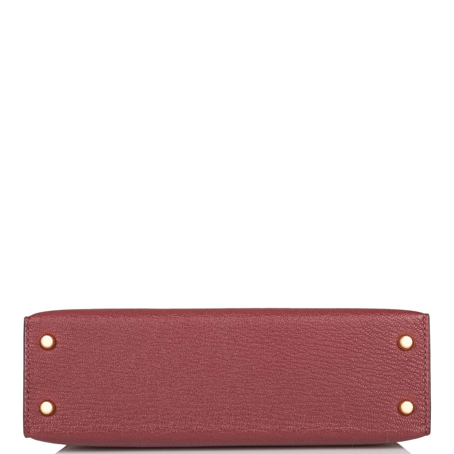 Hermes Rouge H Chevre Sellier Kelly 20cm Gold Hardware