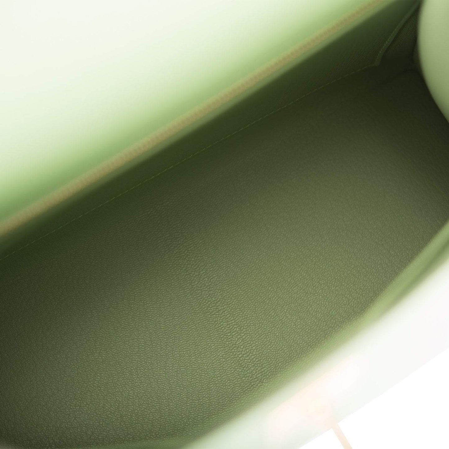 Hermes Vert Criquet Epsom Sellier Kelly 28cm Gold Hardware