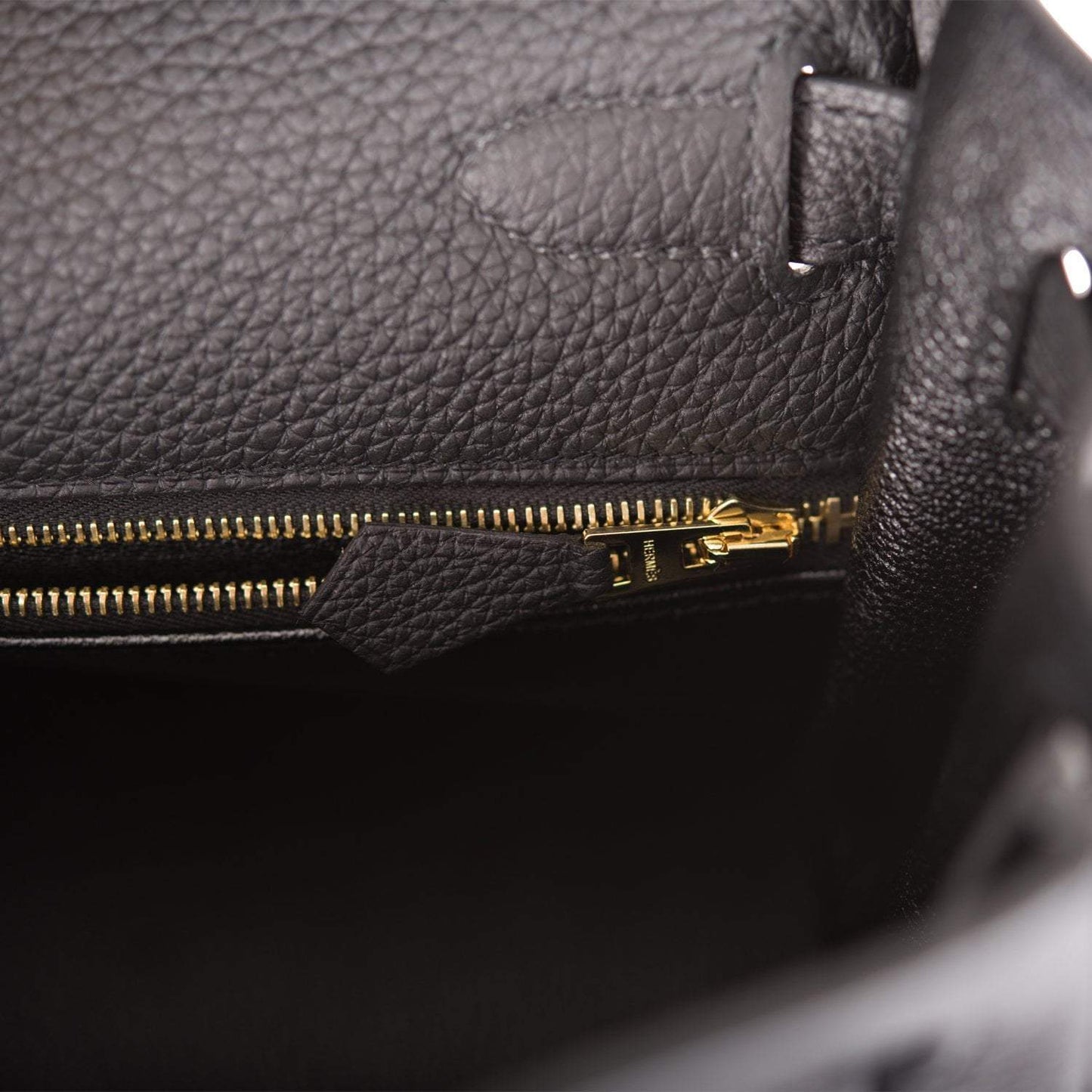 Hermes Black Togo Retourne Kelly 28cm Gold Hardware