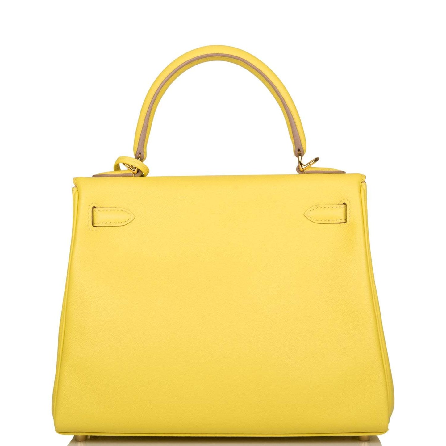 Hermes Lime Swift Retourne Kelly 25cm Gold Hardware