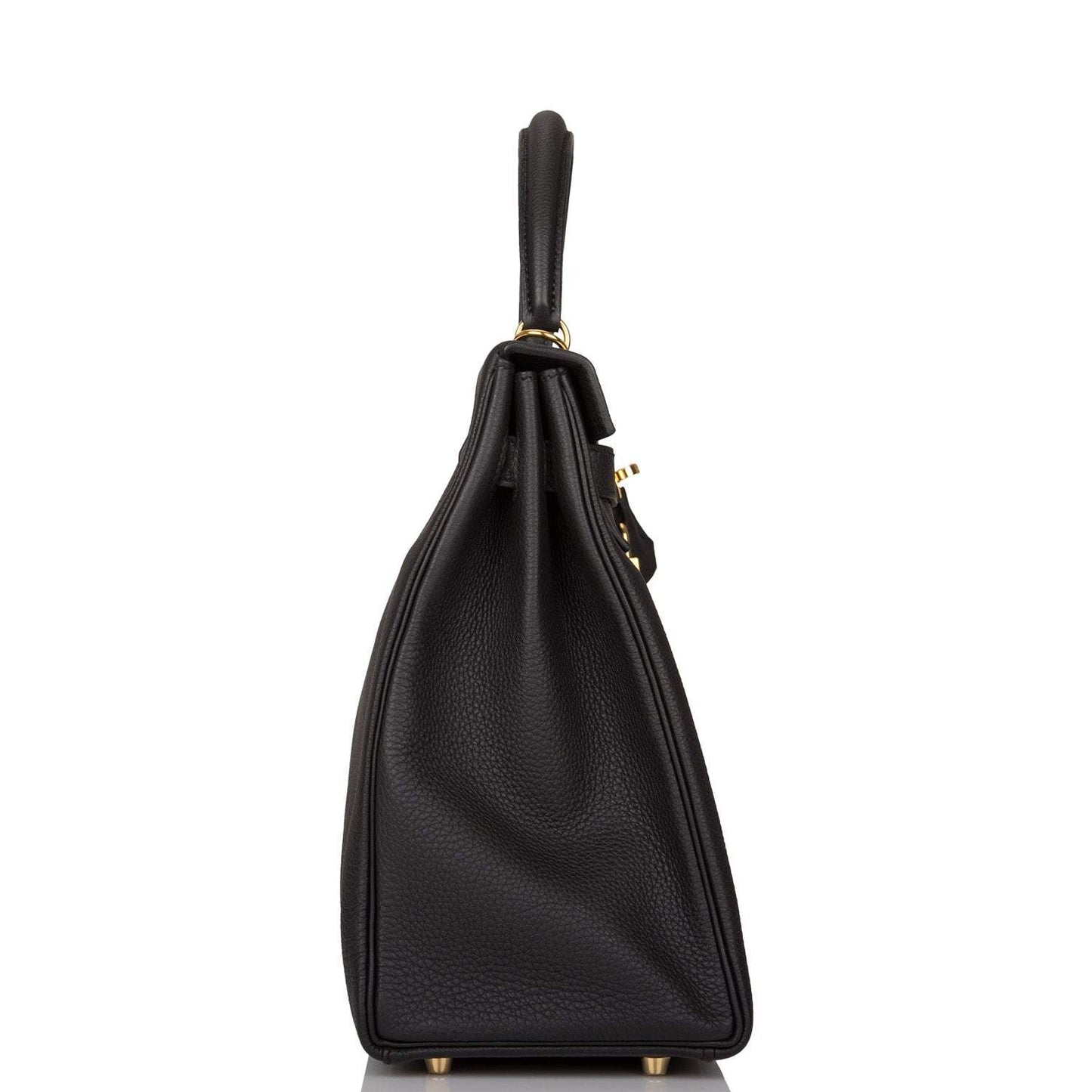 Hermes Black Togo Retourne Kelly 35cm Gold Hardware