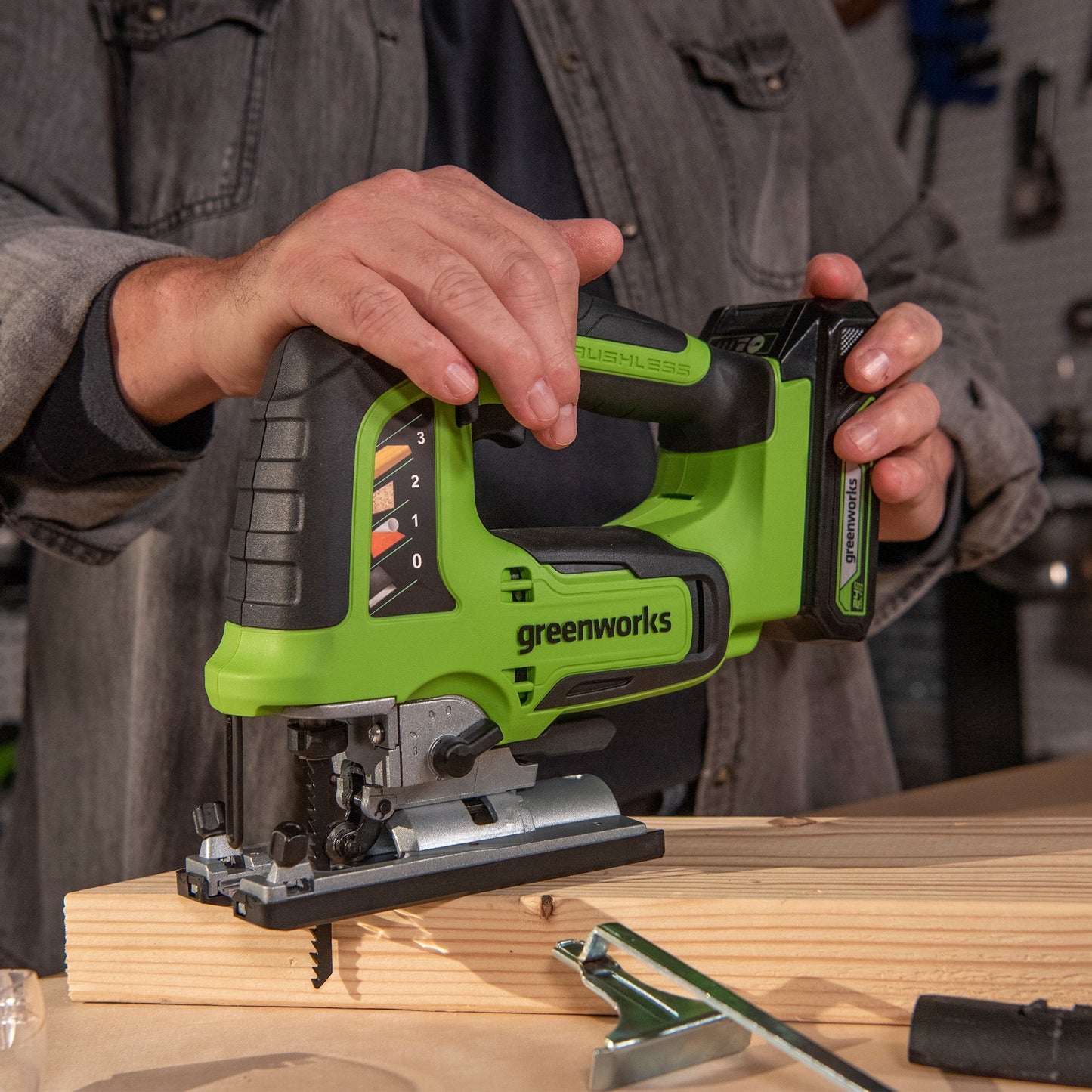 24V PowerAll 3-Tool Combo Kit w/ 3/8" Drill/Driver, 6-1/2" Circular Saw & 3000SPM Jig Saw: (1) 2.0Ah USB-C Battery & Charger, (1) 3' 100W USB-C Cable