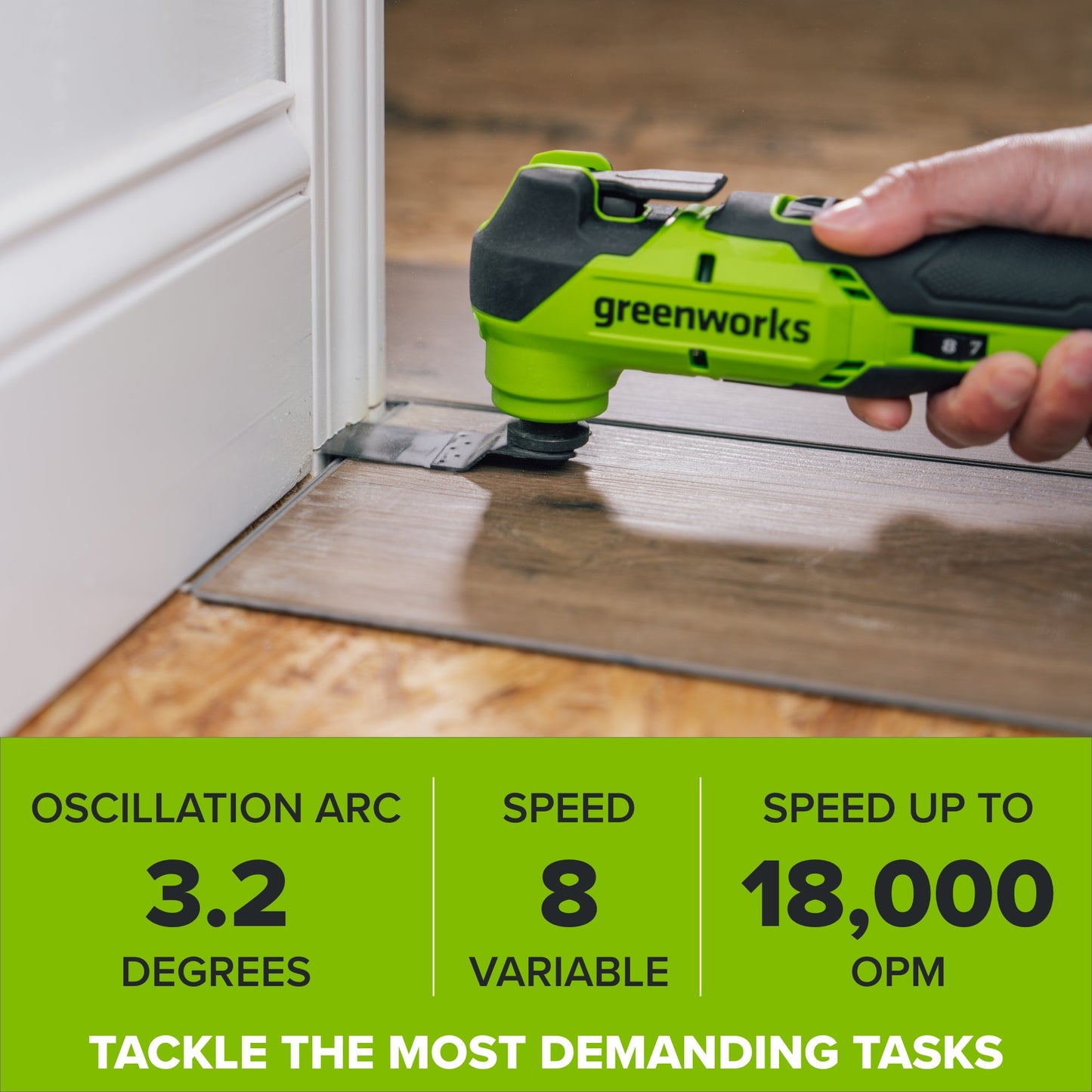 24V PowerAll Brushless 5-Tool Combo Kit: (2) 2.0 Ah USB-C Batteries, 30W USB-C Charger Block, and 3' 100W USB-C Cable