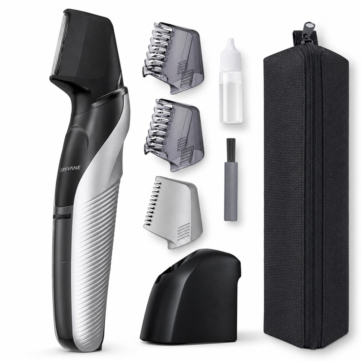 Cordless Body Groomer with 3 Trimming Combs