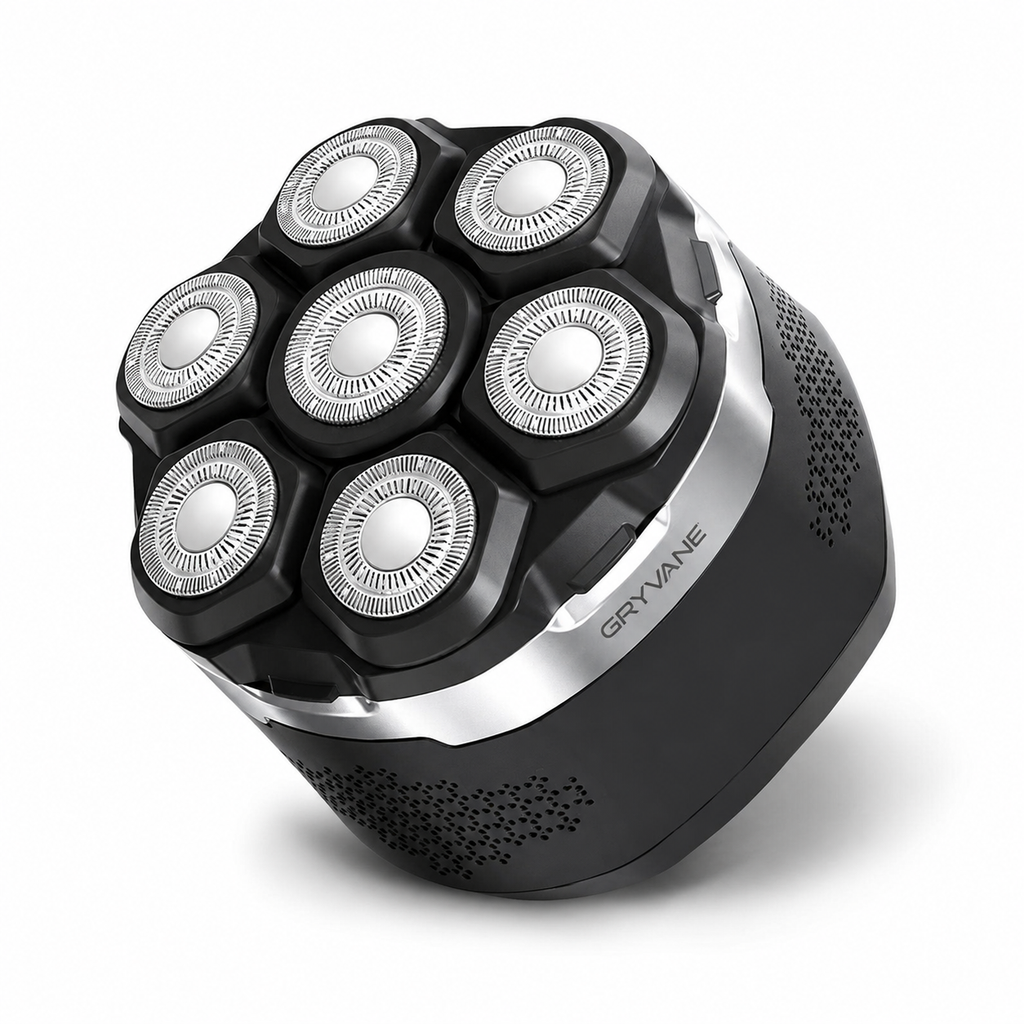 7-Head Flex Rotary Shaver with Magnetic Blade System