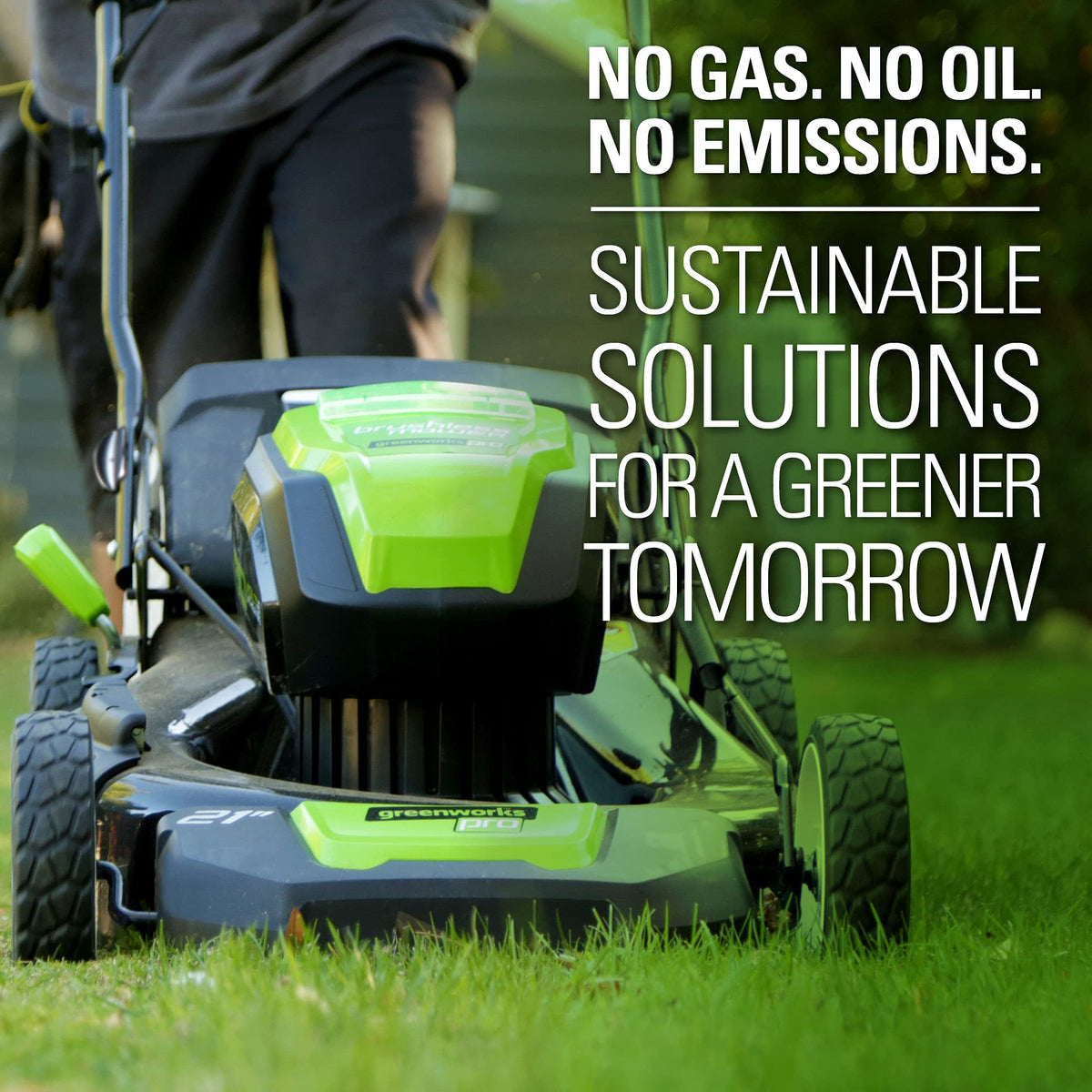 Pro 80V 21" Brushless Push Lawn Mower w/ (2) 2.0Ah Batteries & Rapid Charger