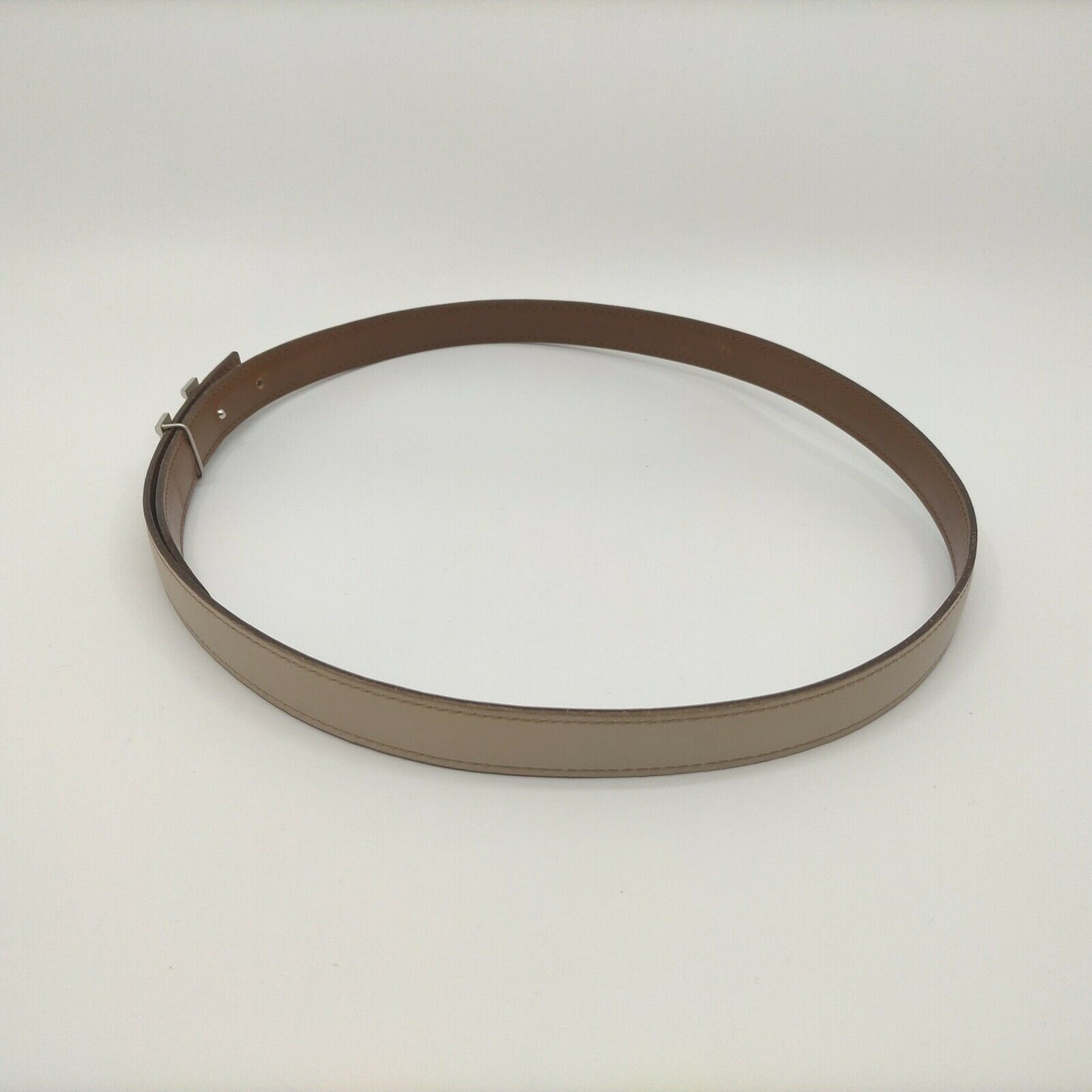 Hermès Beige Constance Swift Togo Mini 75 Belt