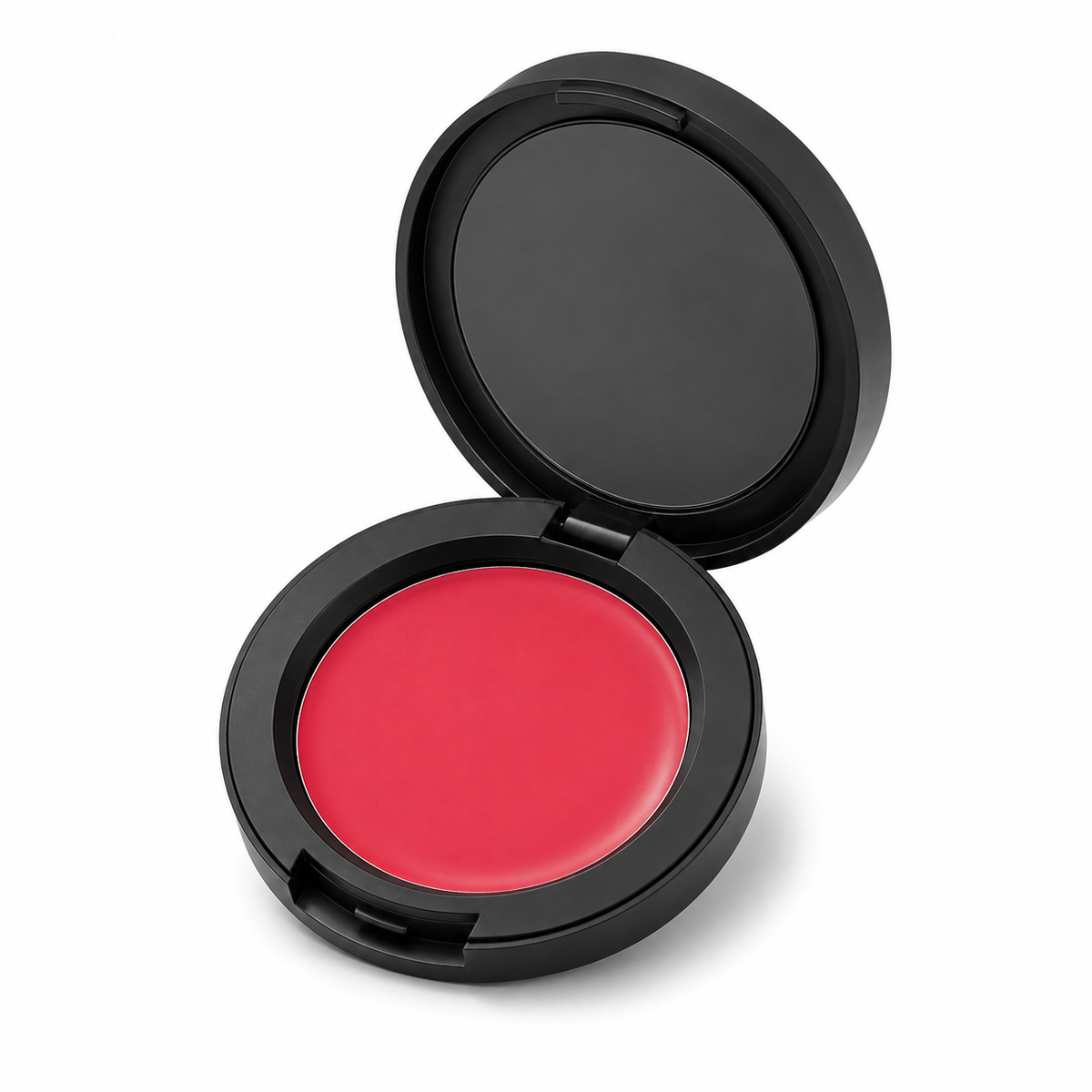 Cherry Red Cream Blush Compact